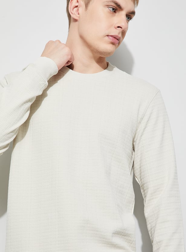 DENIMIZE Textured Sweatshirt