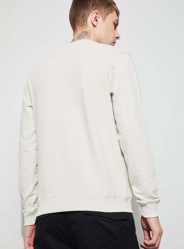 DENIMIZE Textured Sweatshirt