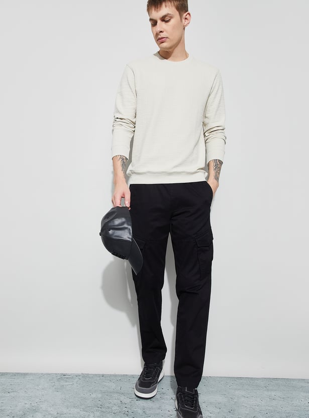 DENIMIZE Textured Sweatshirt