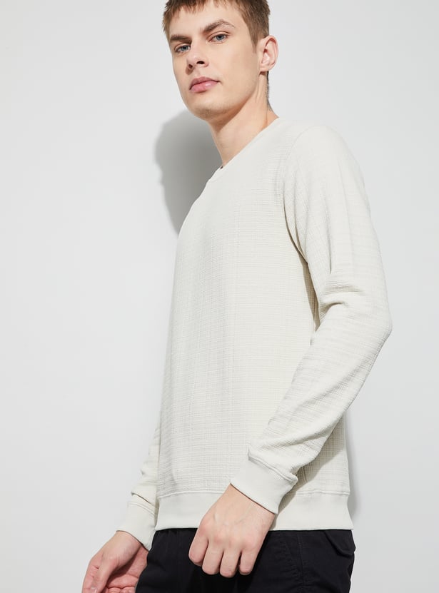 DENIMIZE Textured Sweatshirt