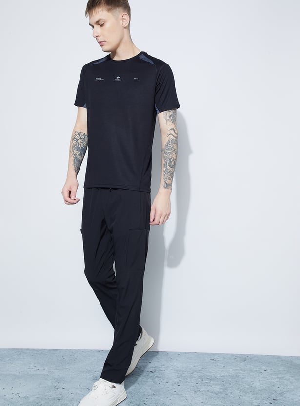 FAME FOREVER ACTIVE Printed Crew Neck T-shirt