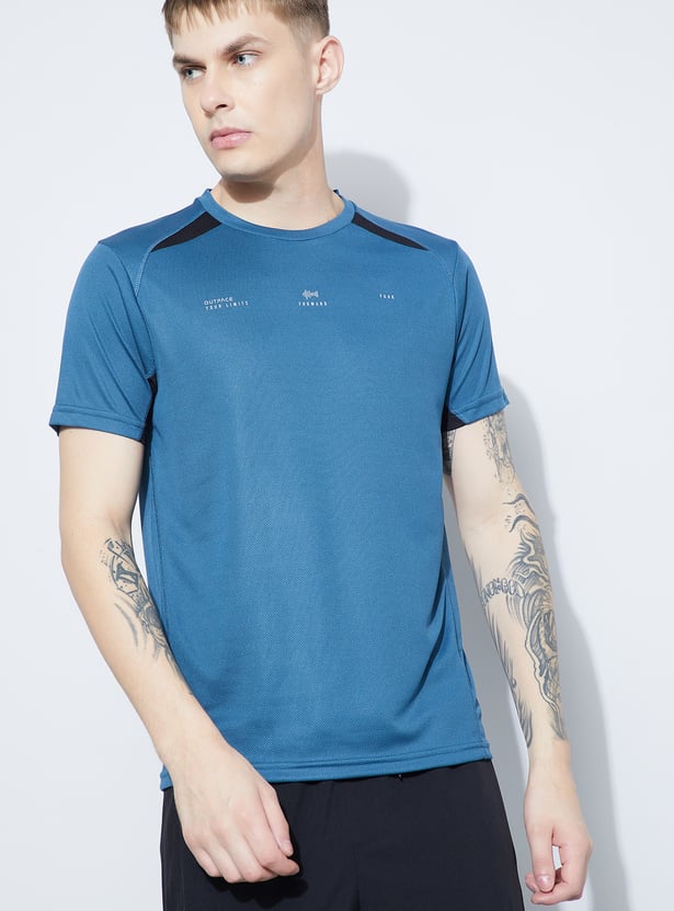 FAME FOREVER ACTIVE Printed Crew Neck T-shirt