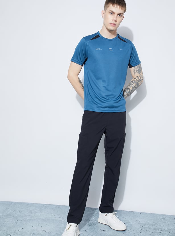 FAME FOREVER ACTIVE Printed Crew Neck T-shirt