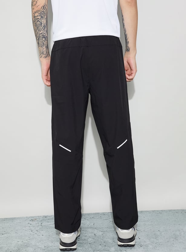 FAME FOREVER Solid Relaxed Track Pants