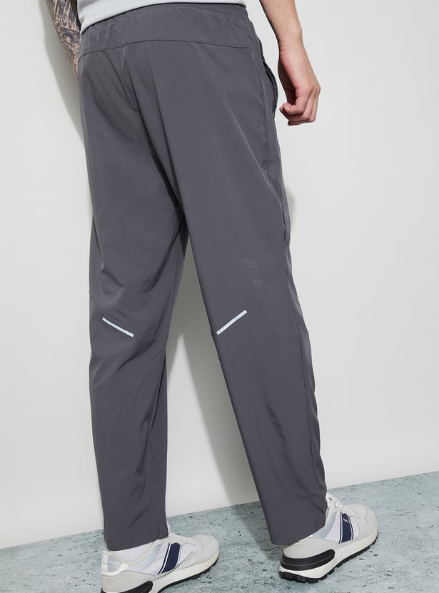 FAME FOREVER Solid Relaxed Track Pants