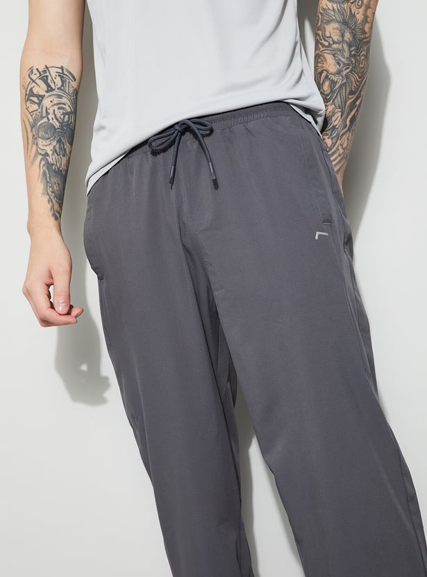 FAME FOREVER Solid Relaxed Track Pants