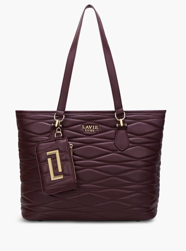 LAVIE LUXE Quilted Laptop Bag