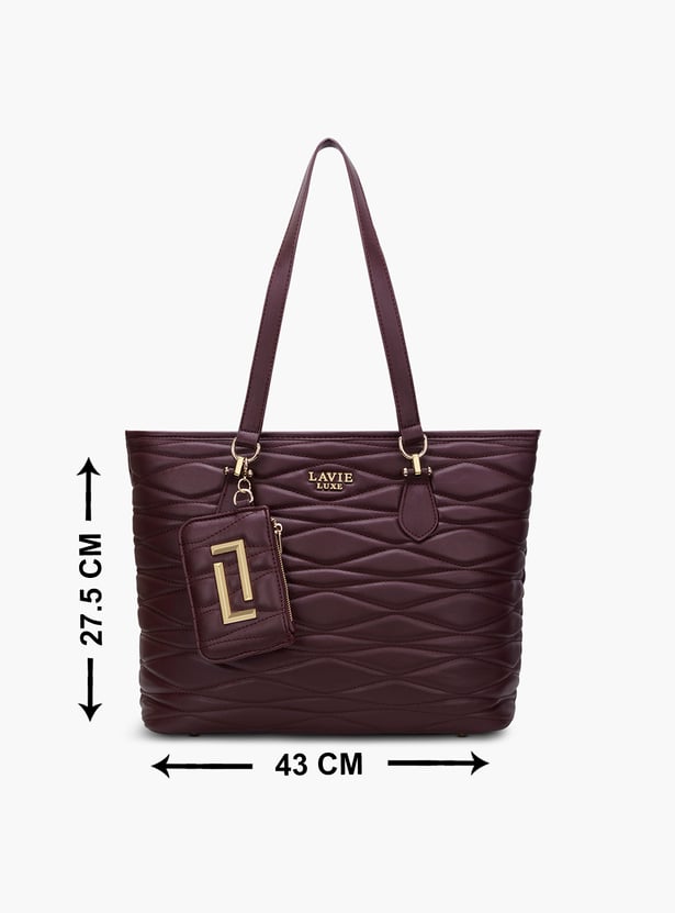 LAVIE LUXE Quilted Laptop Bag