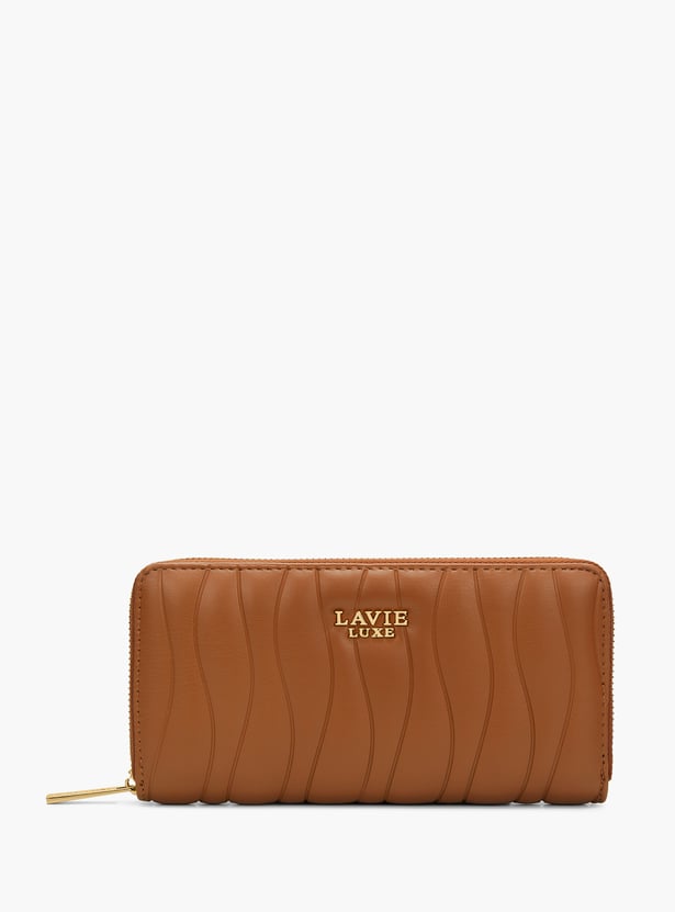 LAVIE LUXE Quilted Zip Around Wallet