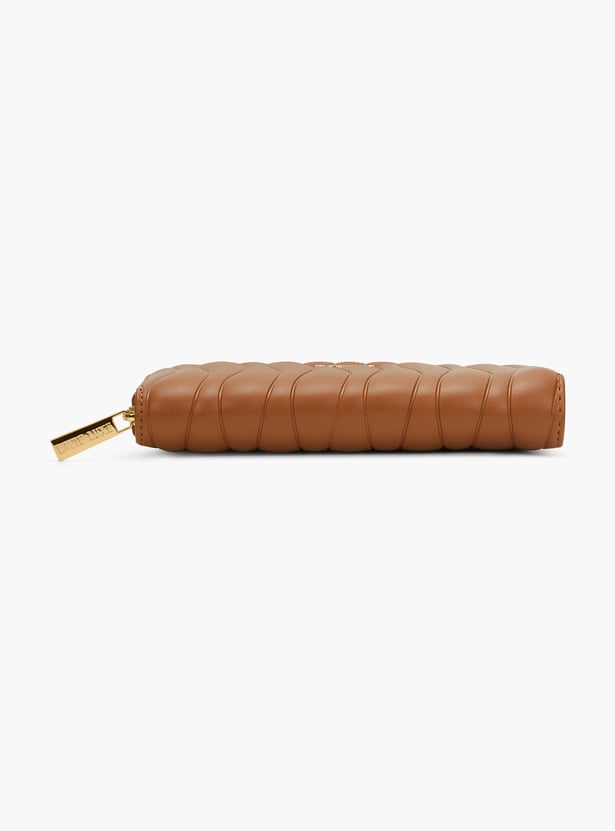 LAVIE LUXE Quilted Zip Around Wallet