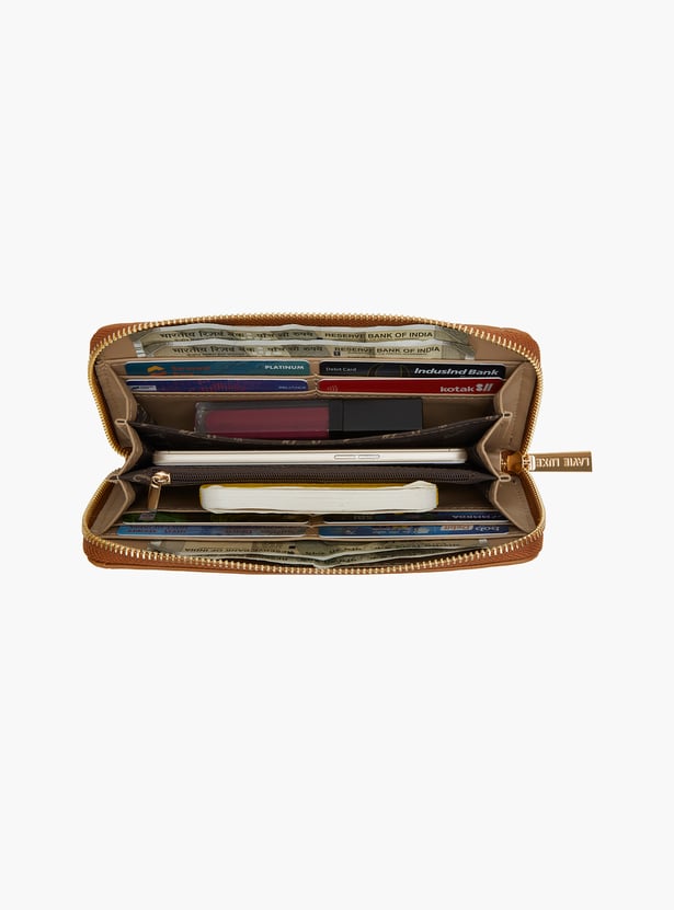 LAVIE LUXE Quilted Zip Around Wallet