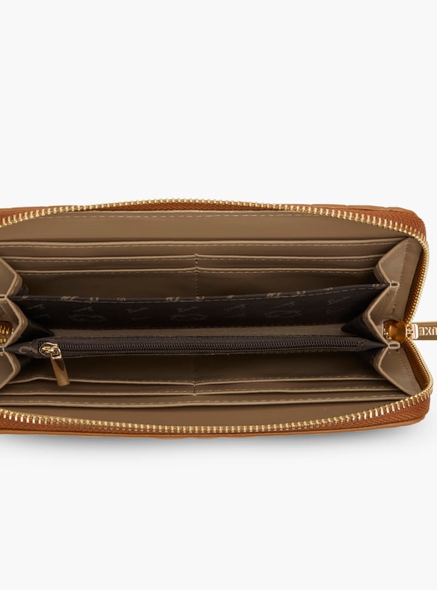 LAVIE LUXE Quilted Zip Around Wallet