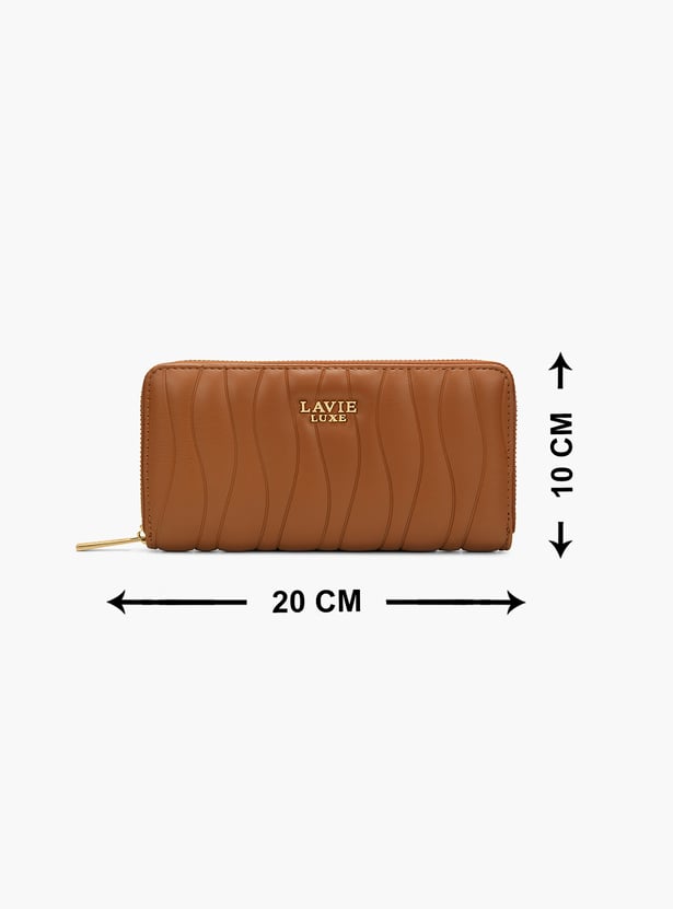 LAVIE LUXE Quilted Zip Around Wallet