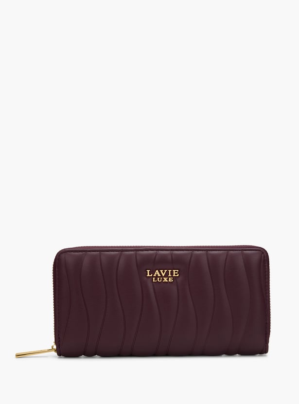LAVIE LUXE Quilted Zip-Around Wallet