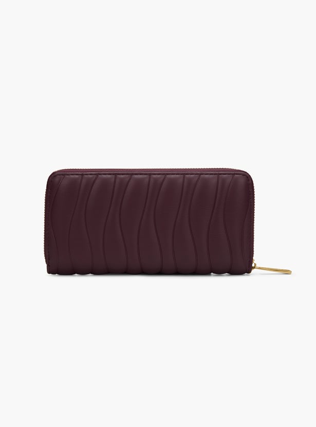 LAVIE LUXE Quilted Zip-Around Wallet