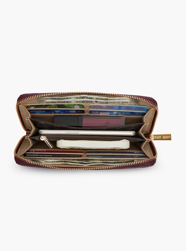 LAVIE LUXE Quilted Zip-Around Wallet