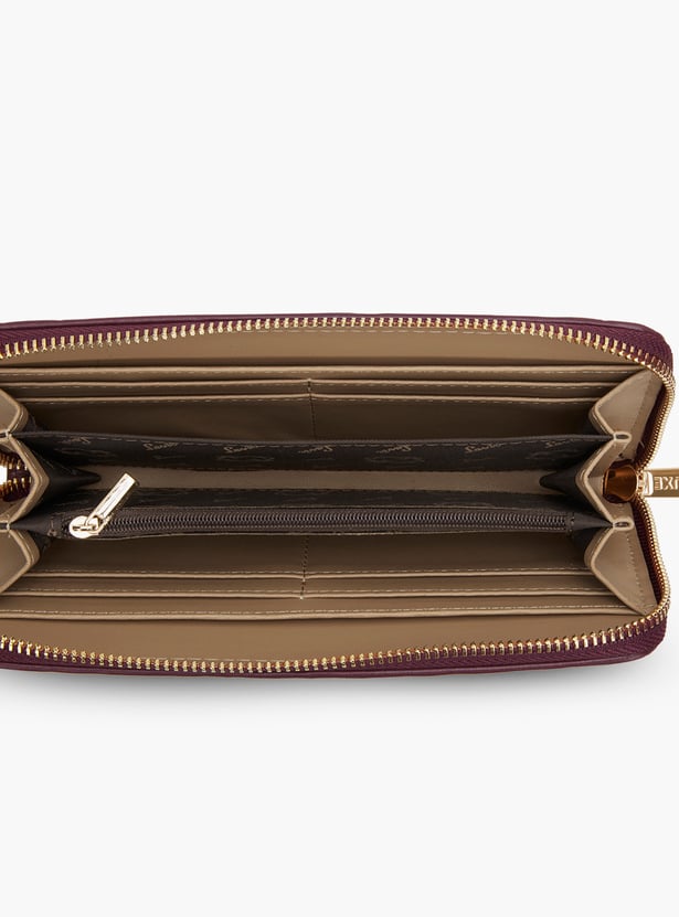 LAVIE LUXE Quilted Zip-Around Wallet