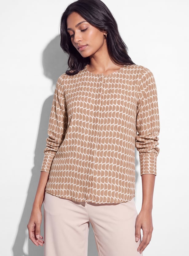 CODE CLASSIC Abstract Print Top