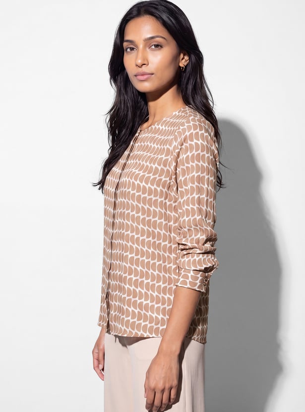 CODE CLASSIC Abstract Print Top