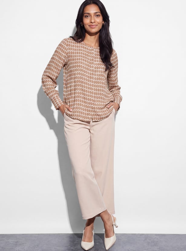 CODE CLASSIC Abstract Print Top