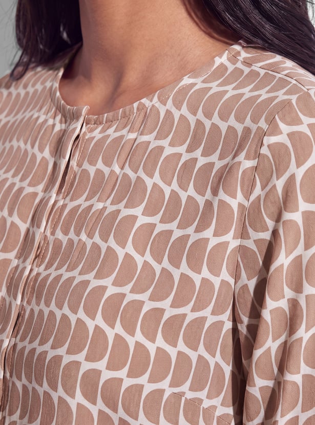 CODE CLASSIC Abstract Print Top