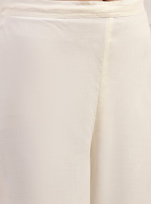 BIBA Embroidered Kurta Set