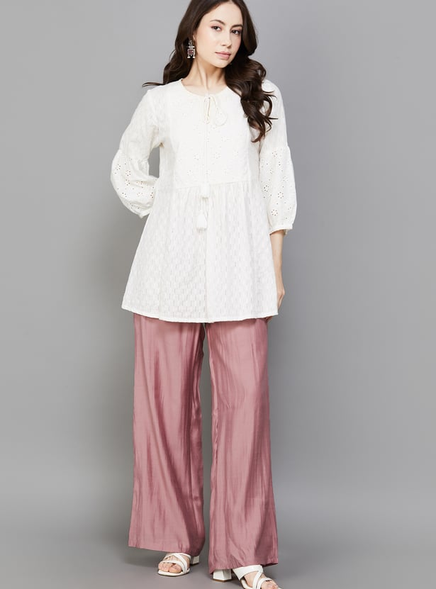 FASHOR Solid Palazzos