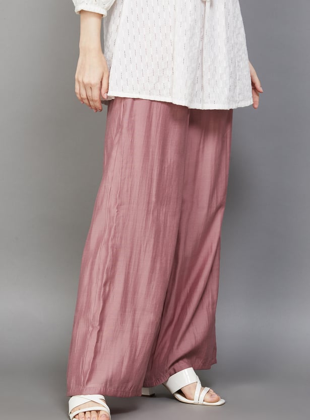 FASHOR Solid Palazzos