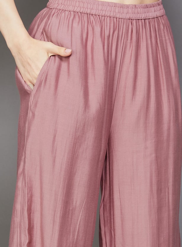 FASHOR Solid Palazzos