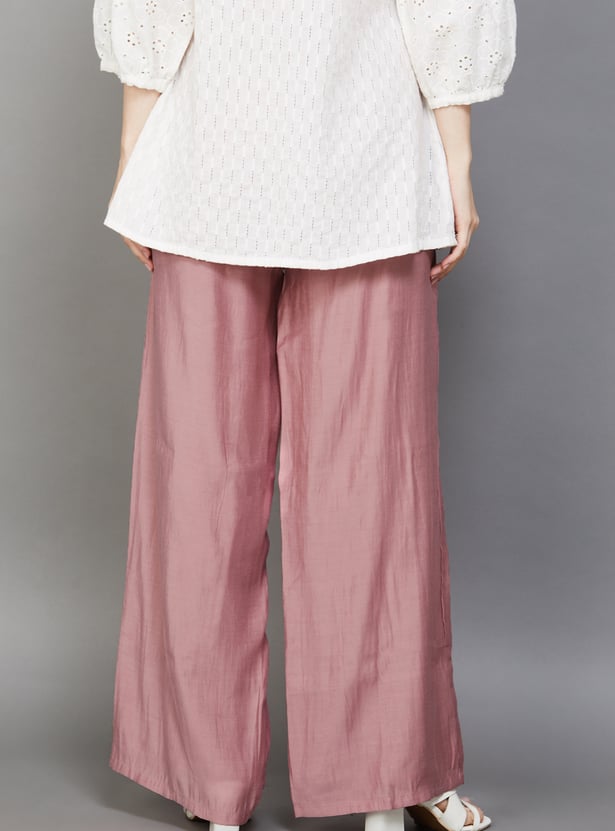 FASHOR Solid Palazzos