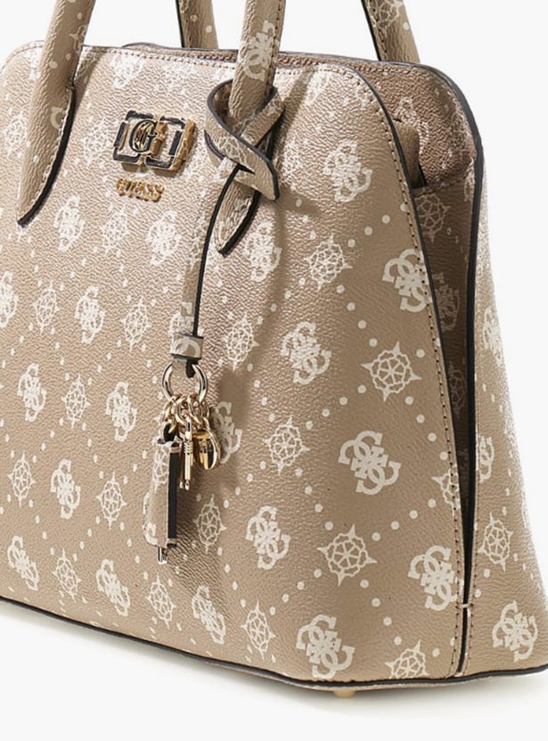 GUESS Emelie Printed Handheld Bag