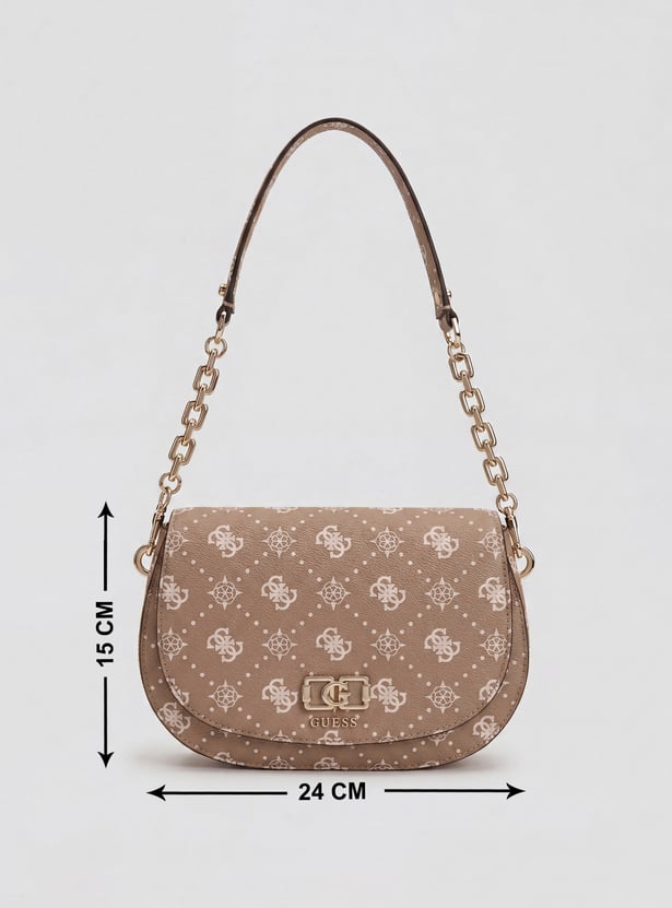 GUESS Monogram Shoulder Bag