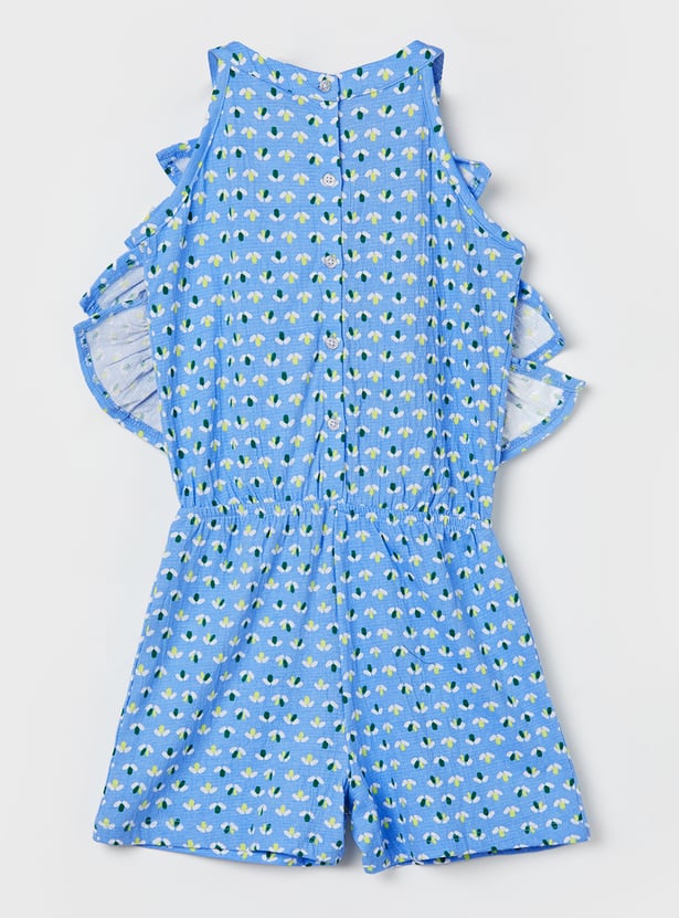 FAME FOREVER Girls Printed Playsuit
