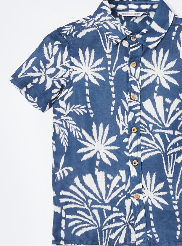 FAME FOREVER Boys Graphic Print Shirt