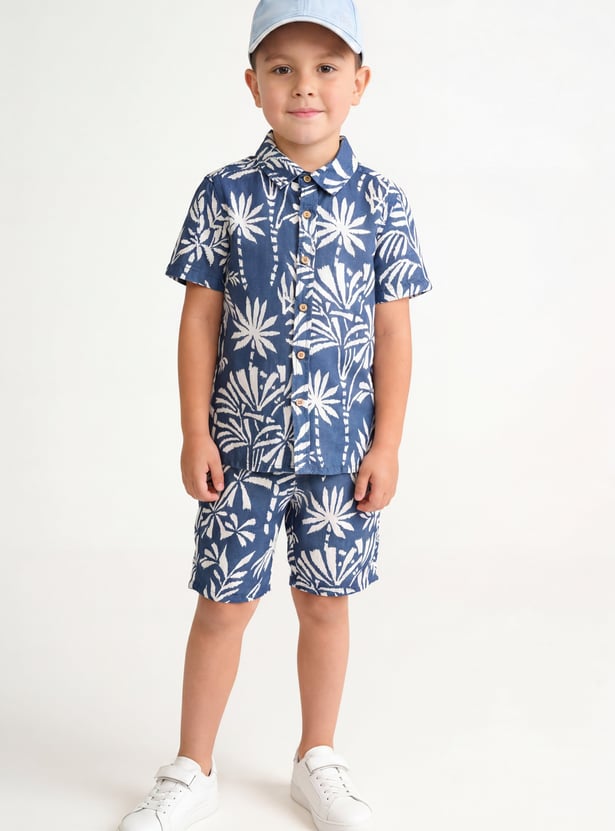 FAME FOREVER Boys Graphic Print Shirt