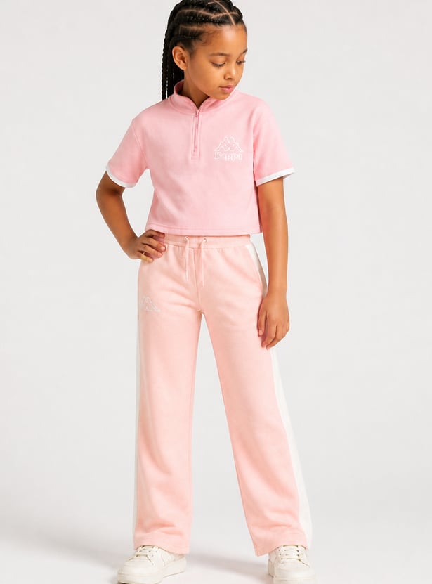 KAPPA Girls Solid Track Pants