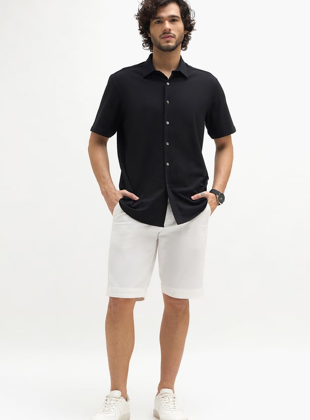FAHRENHEIT Solid Regular Fit Shirt