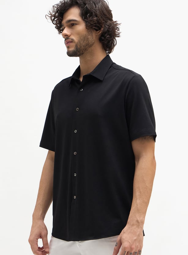 FAHRENHEIT Solid Regular Fit Shirt