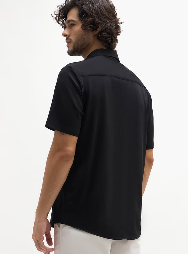 FAHRENHEIT Solid Regular Fit Shirt