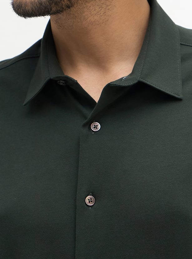 FAHRENHEIT Solid Regular Fit Shirt