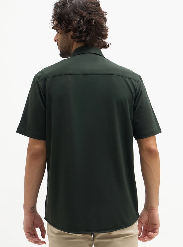 FAHRENHEIT Solid Regular Fit Shirt