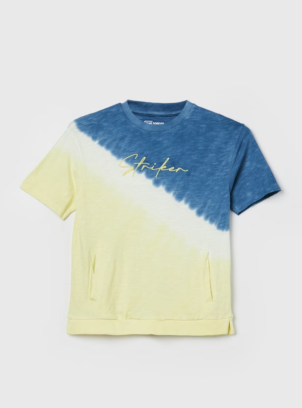 FAME FOREVER Boys Tie & Dye T-shirt