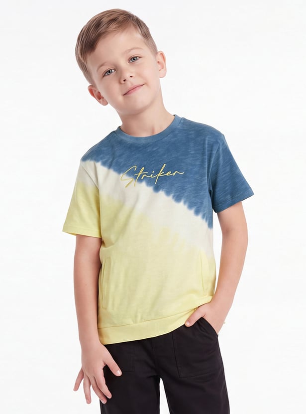 FAME FOREVER Boys Tie & Dye T-shirt