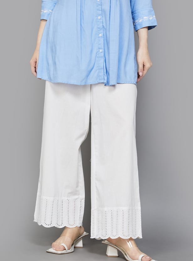 AURELIA Solid Palazzos