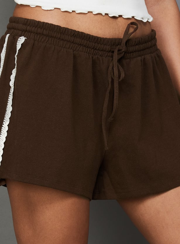 AMERICAN EAGLE Lace Trim Shorts