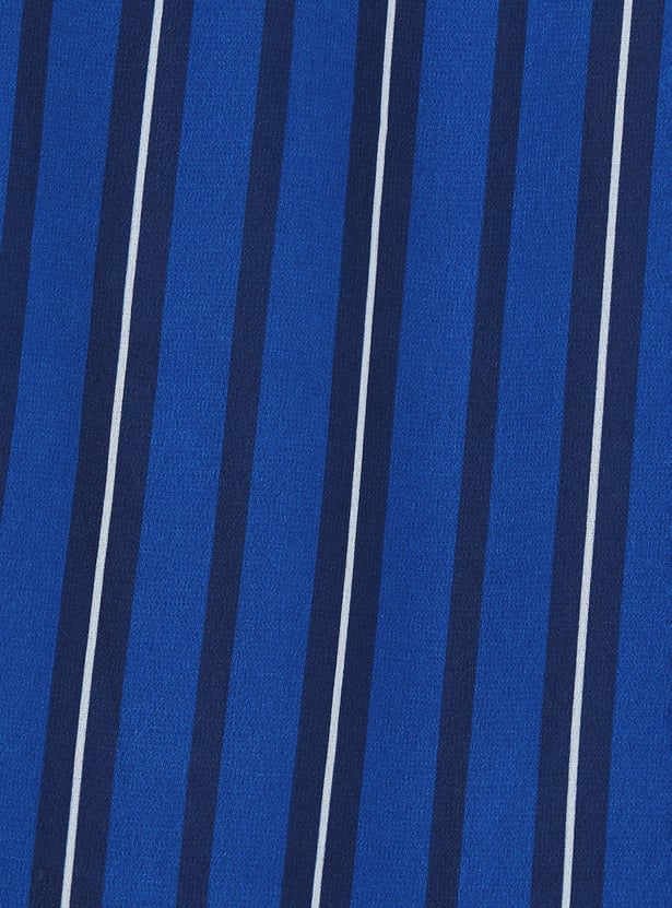 FAME FOREVER Girls Striped Bow Design Dress
