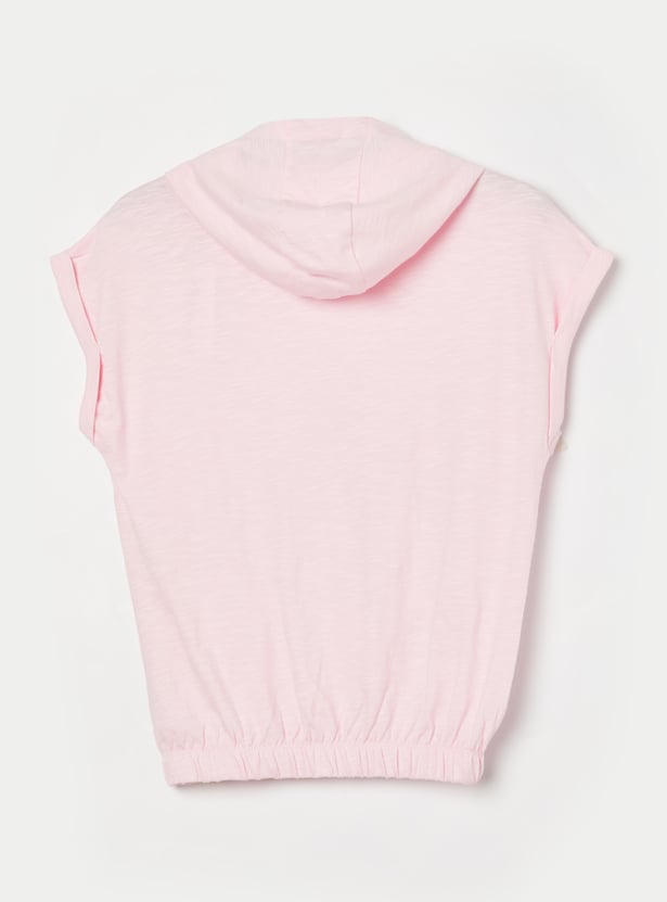 FAME FOREVER Girls Bear Sequinned T-shirt