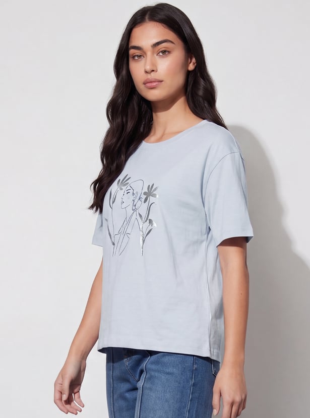 FAME FOREVER Graphic Print T-shirt