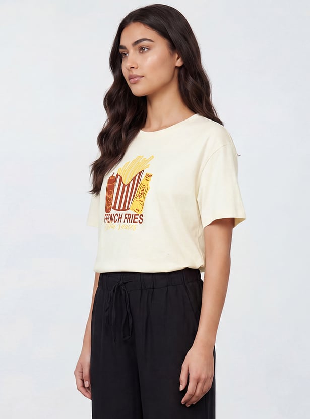 FAME FOREVER Graphic Print T-shirt