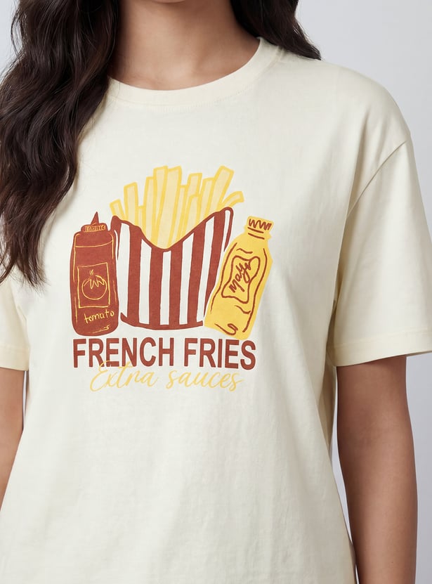 FAME FOREVER Graphic Print T-shirt